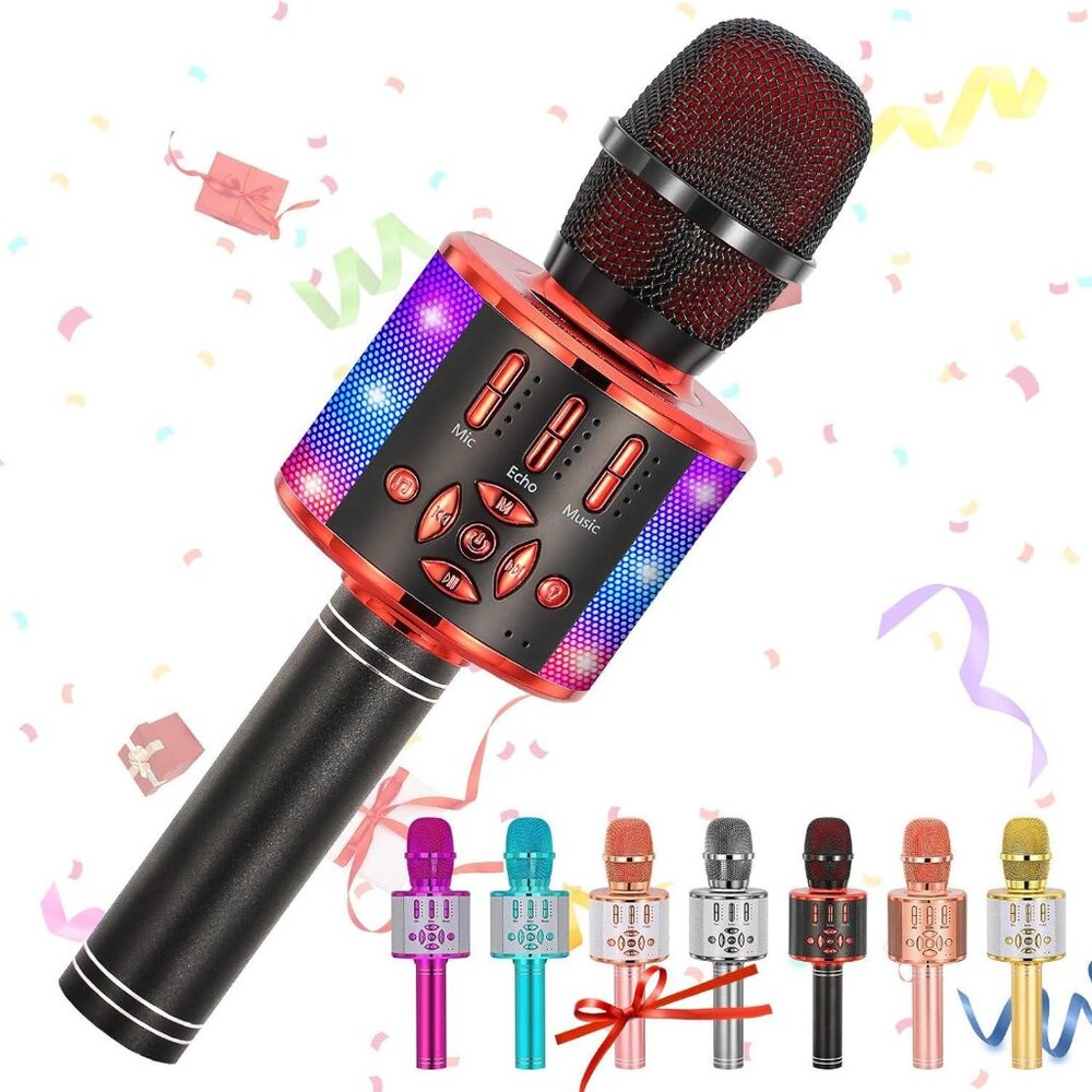 Karaoke Microphone Machine Toys for kids Bluetooth Microphone (Any Style)